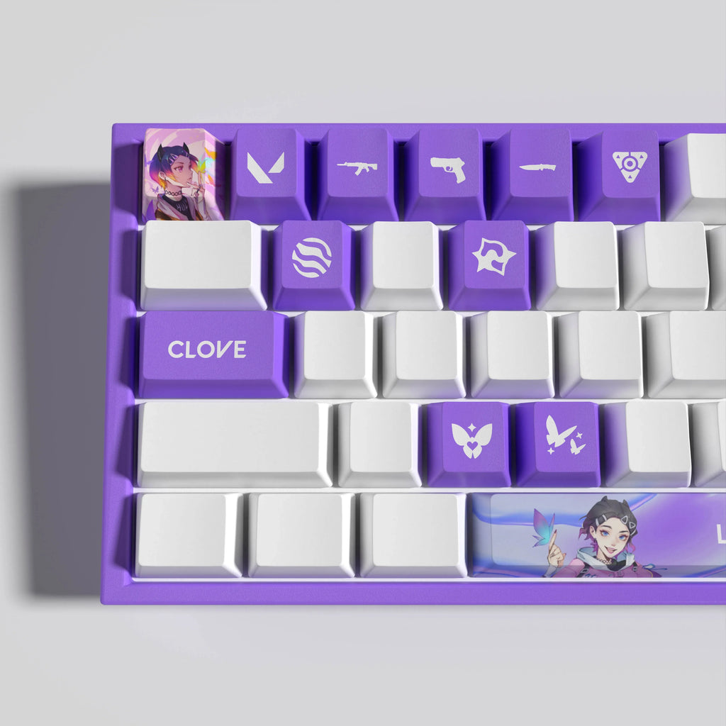 VALORANT DESIGNT CLOVE 14 KEYCAPS
