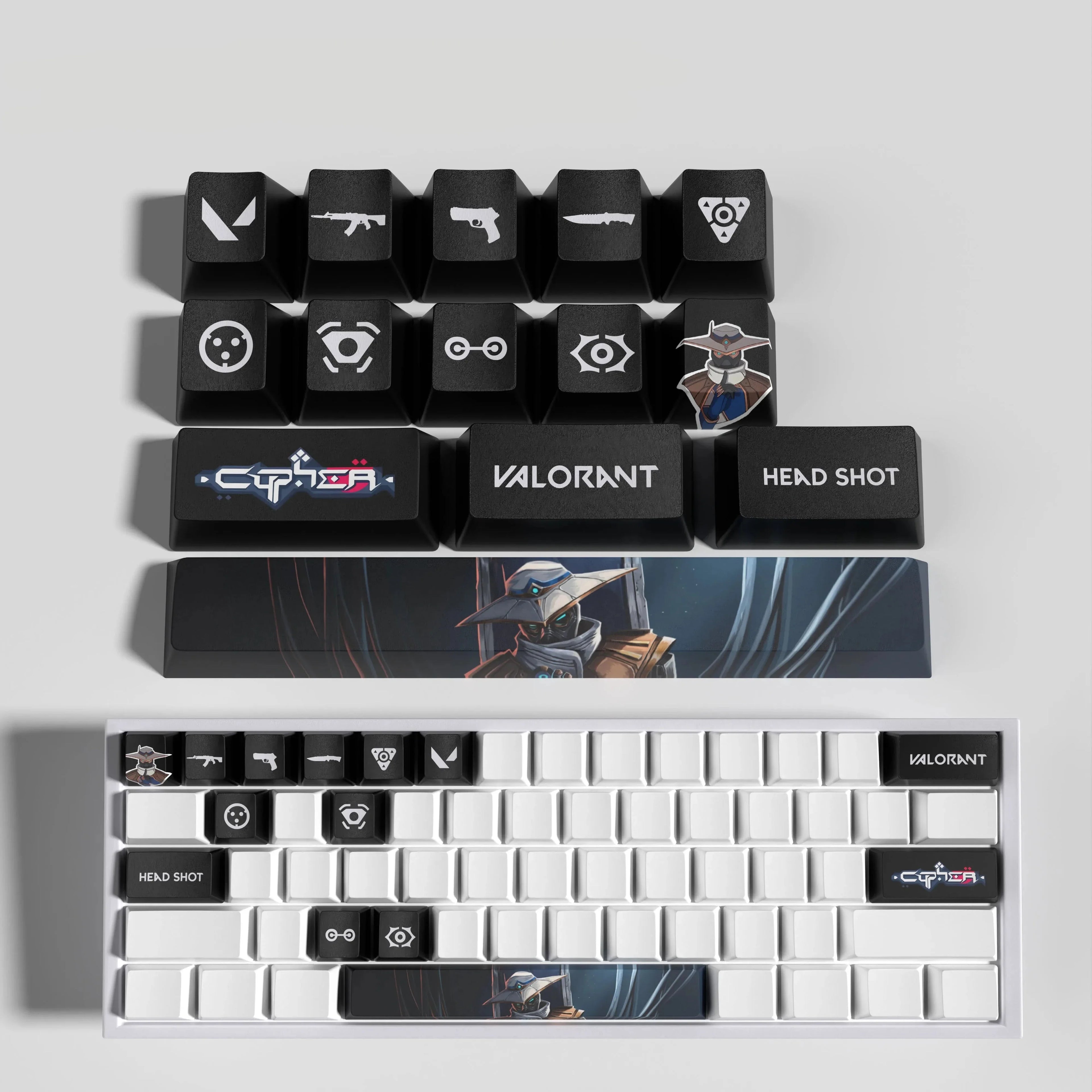 VALORANT DESIGN CYPHER 14 KEYCAPS