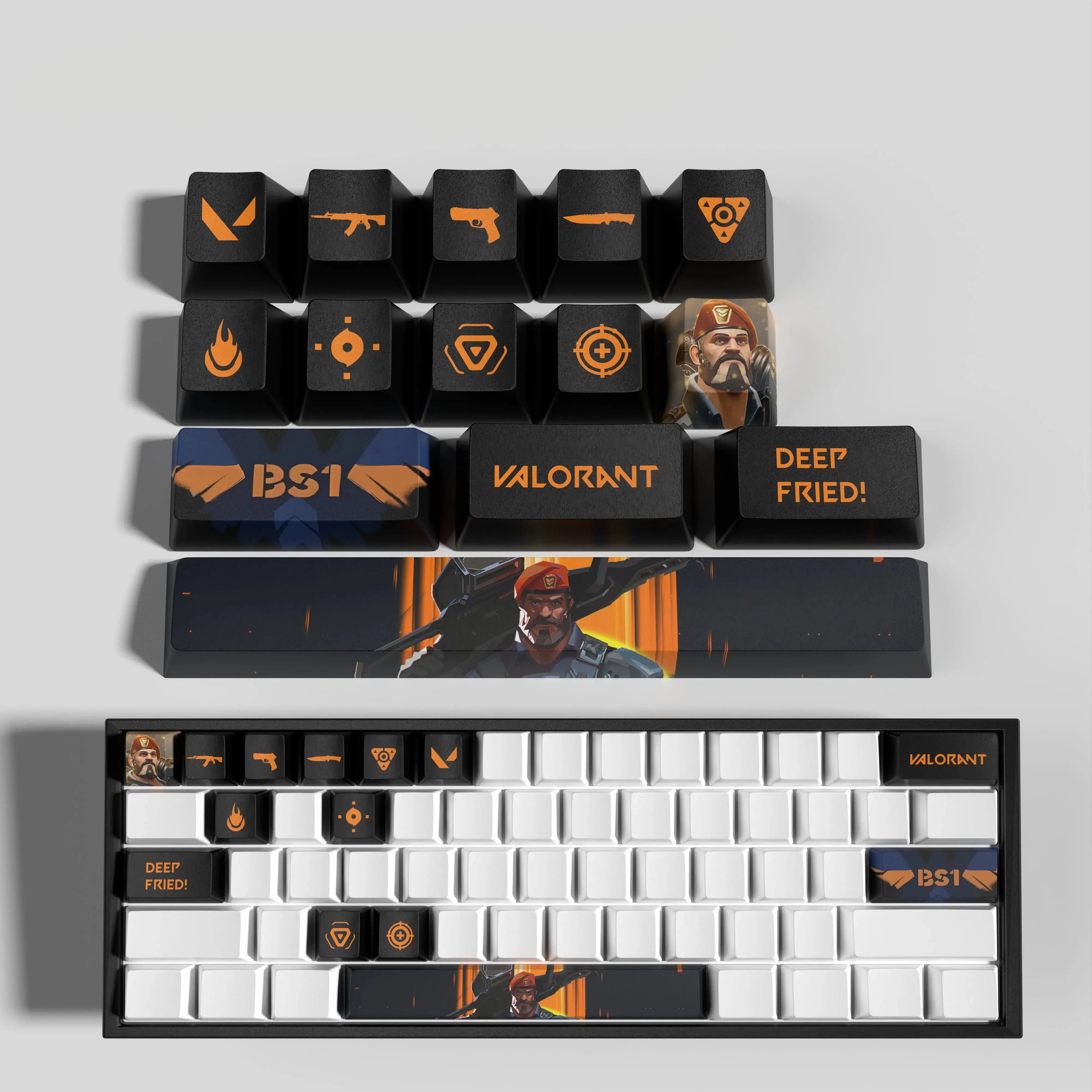VALORANT DESIGN BRIMSTONE 14 KEYCAPS