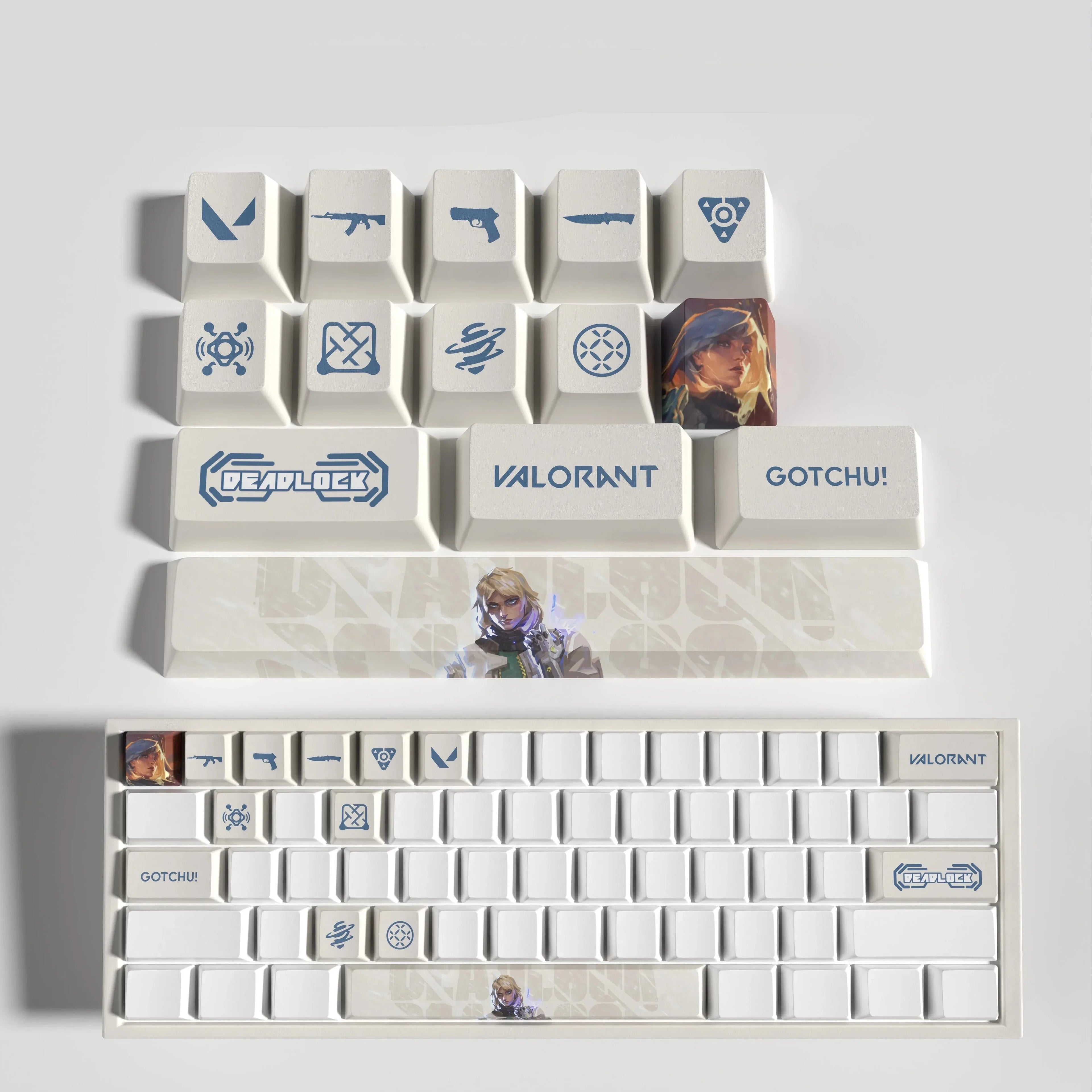 VALORANT DESIGN DEADLOCK 14 KEYCAPS