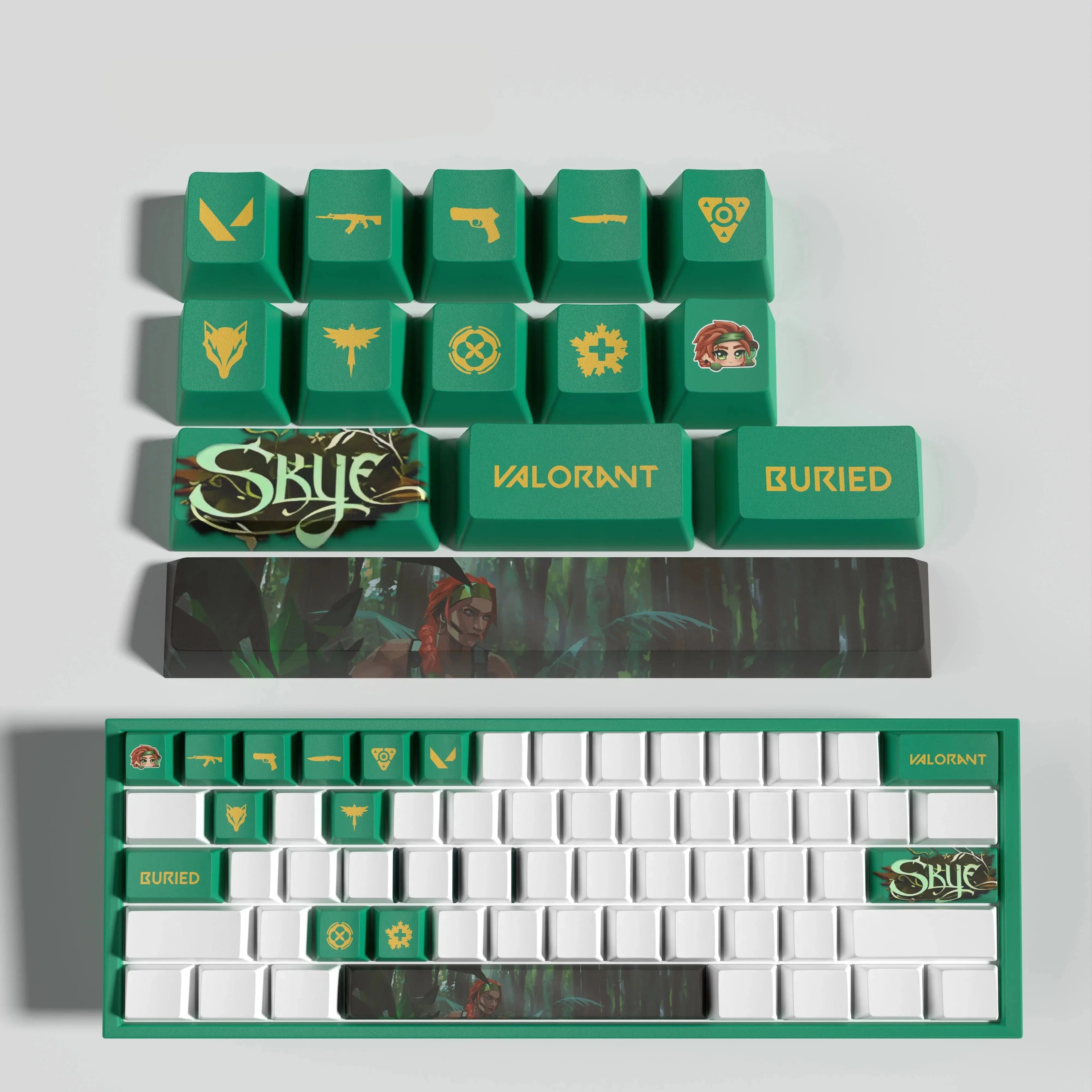 VALORANT DESIGNT SKYE 14 KEYCAPS