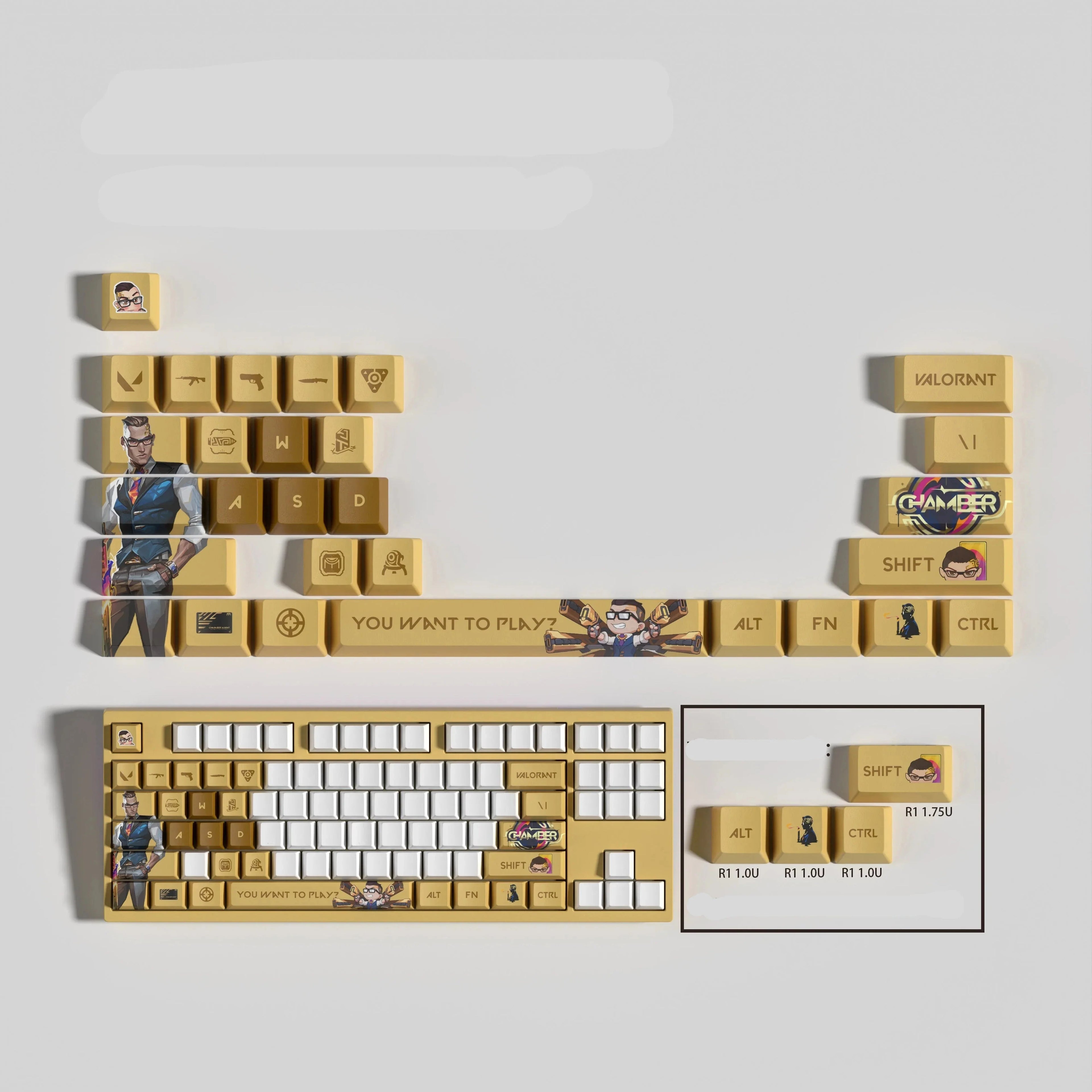 VALORANT DESIGN CHAMBER 29 KEYCAPS
