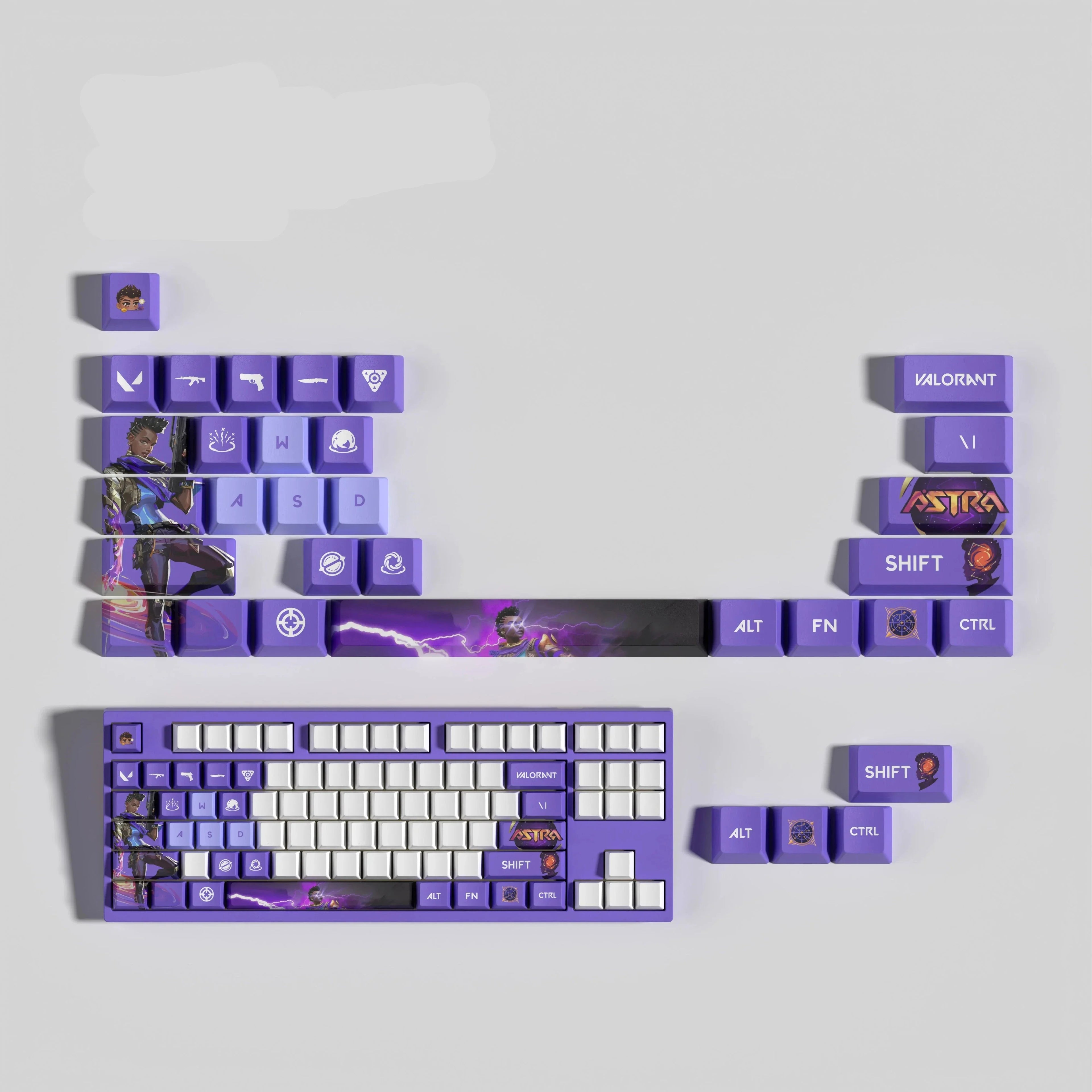 VALORANT DESIGN ASTRA 29 KEYCAPS