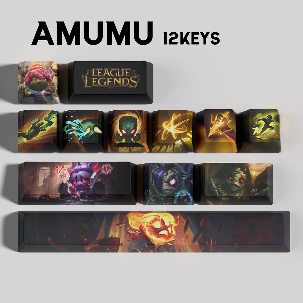 SPECIAL EDITION LEAGUE OF LEGENDS AMUMU 12 KEYCAPS