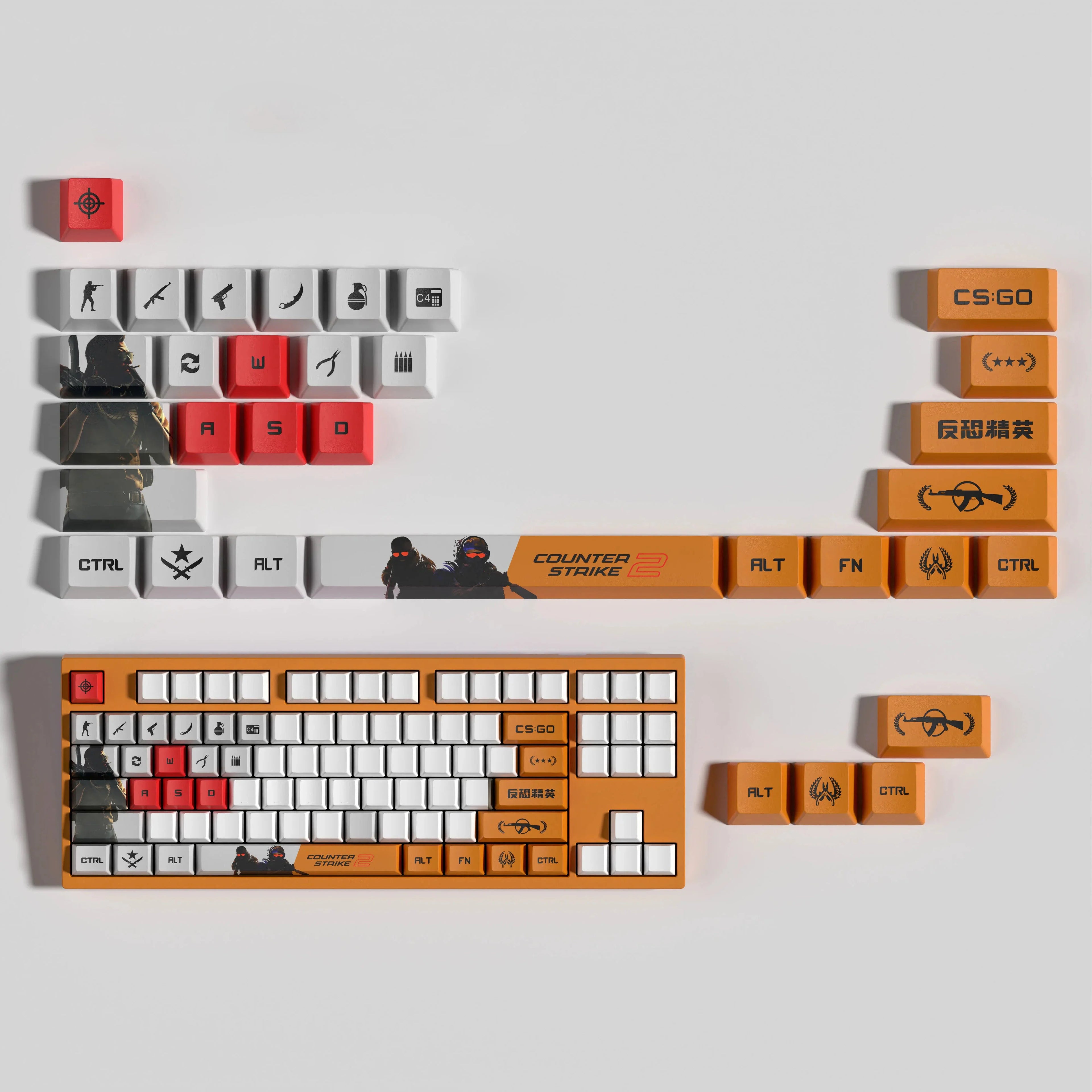 COUNTER STRIKE 29 KEYCAPS