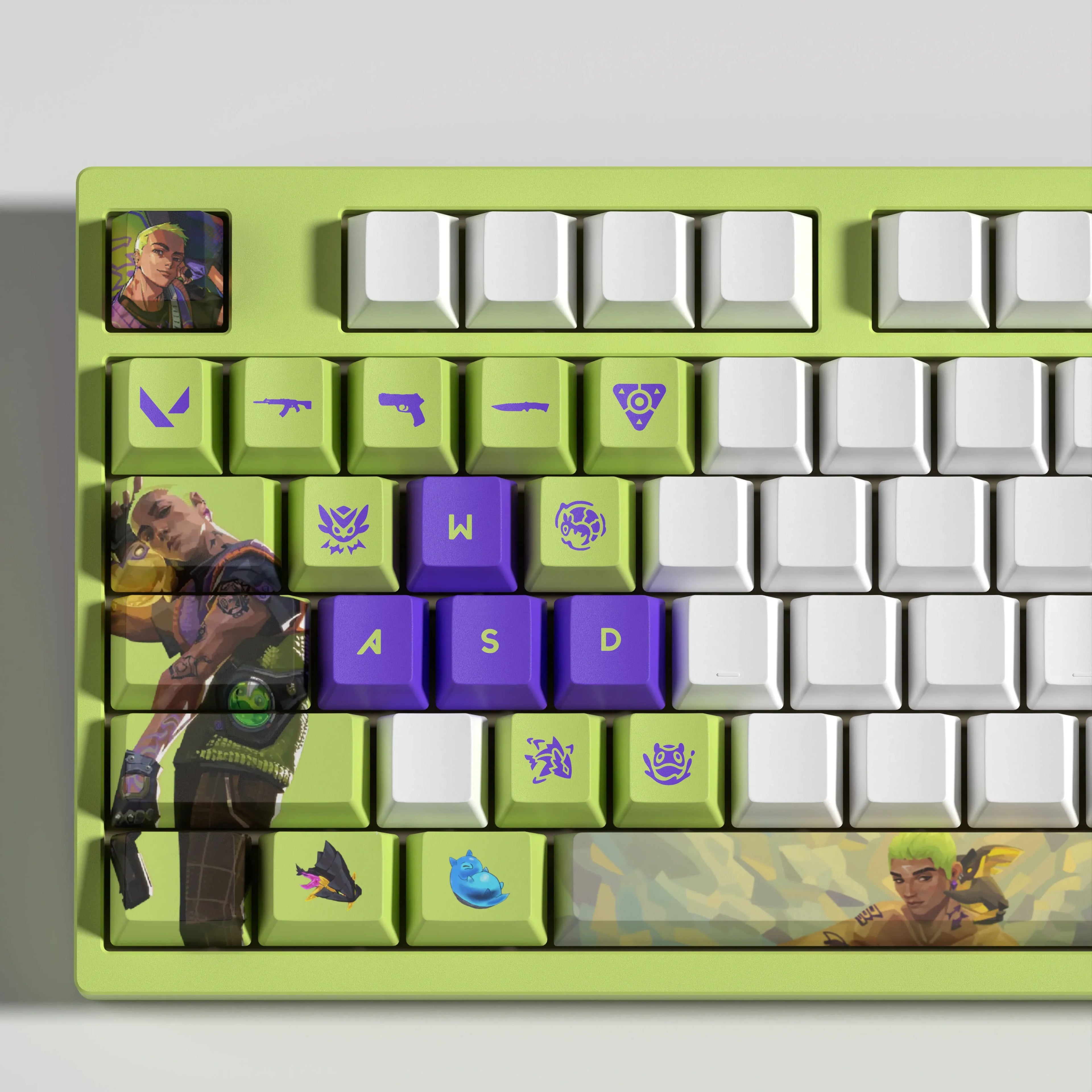 VALORANT DESIGN GEKKO 29 KEYCAPS