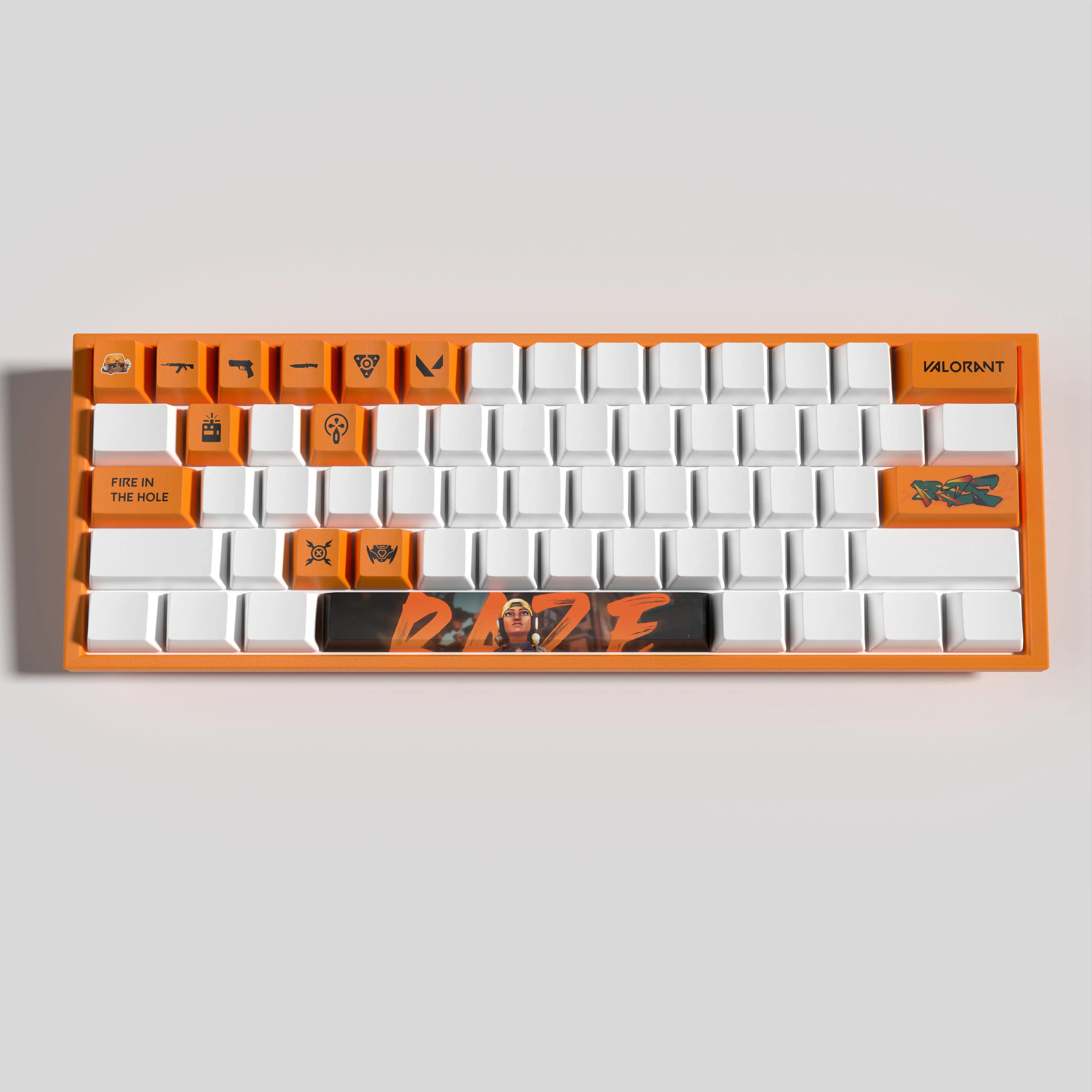 VALORANT DESIGNT RAZE 14 KEYCAPS