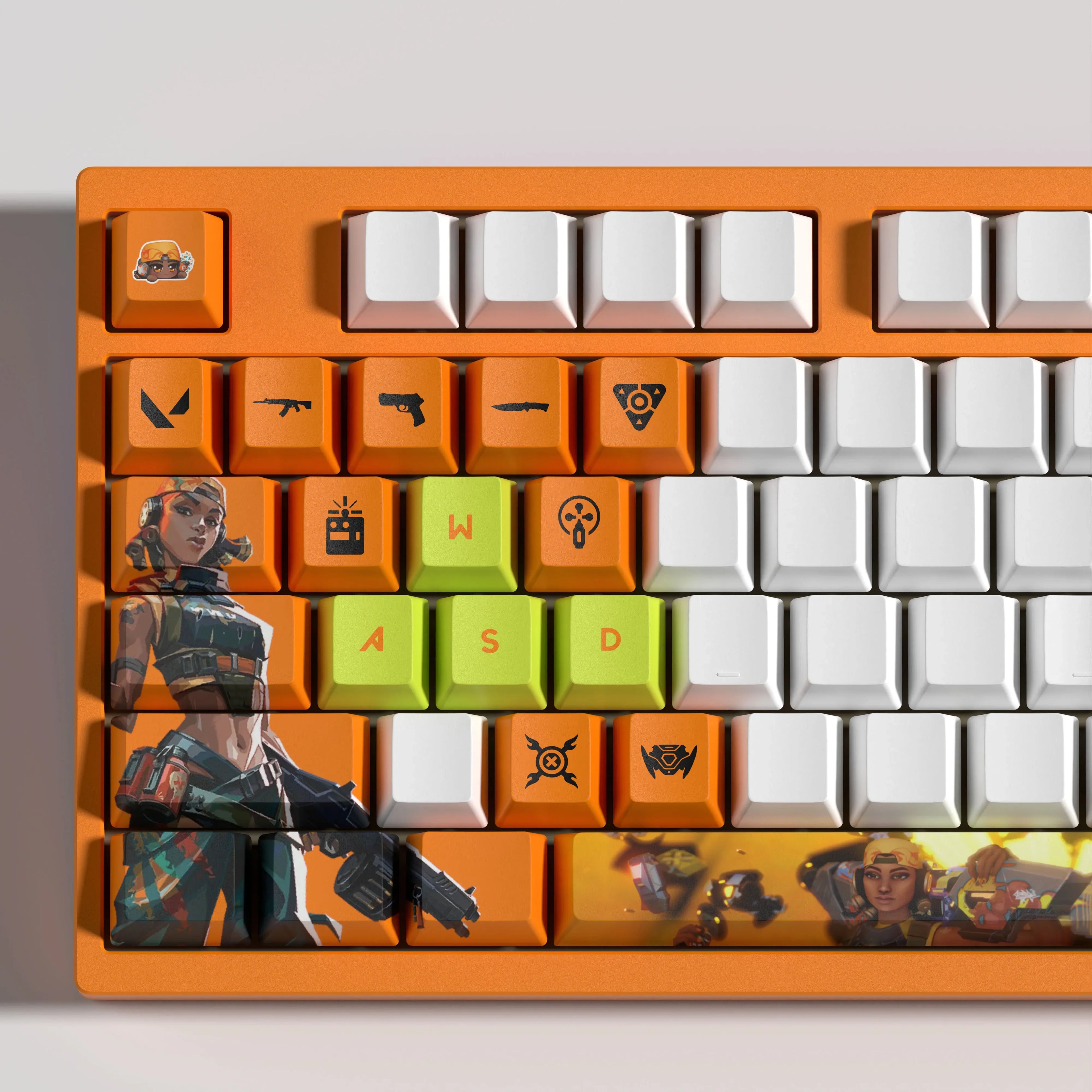 VALORANT DESIGN RAZE 29 KEYCAPS