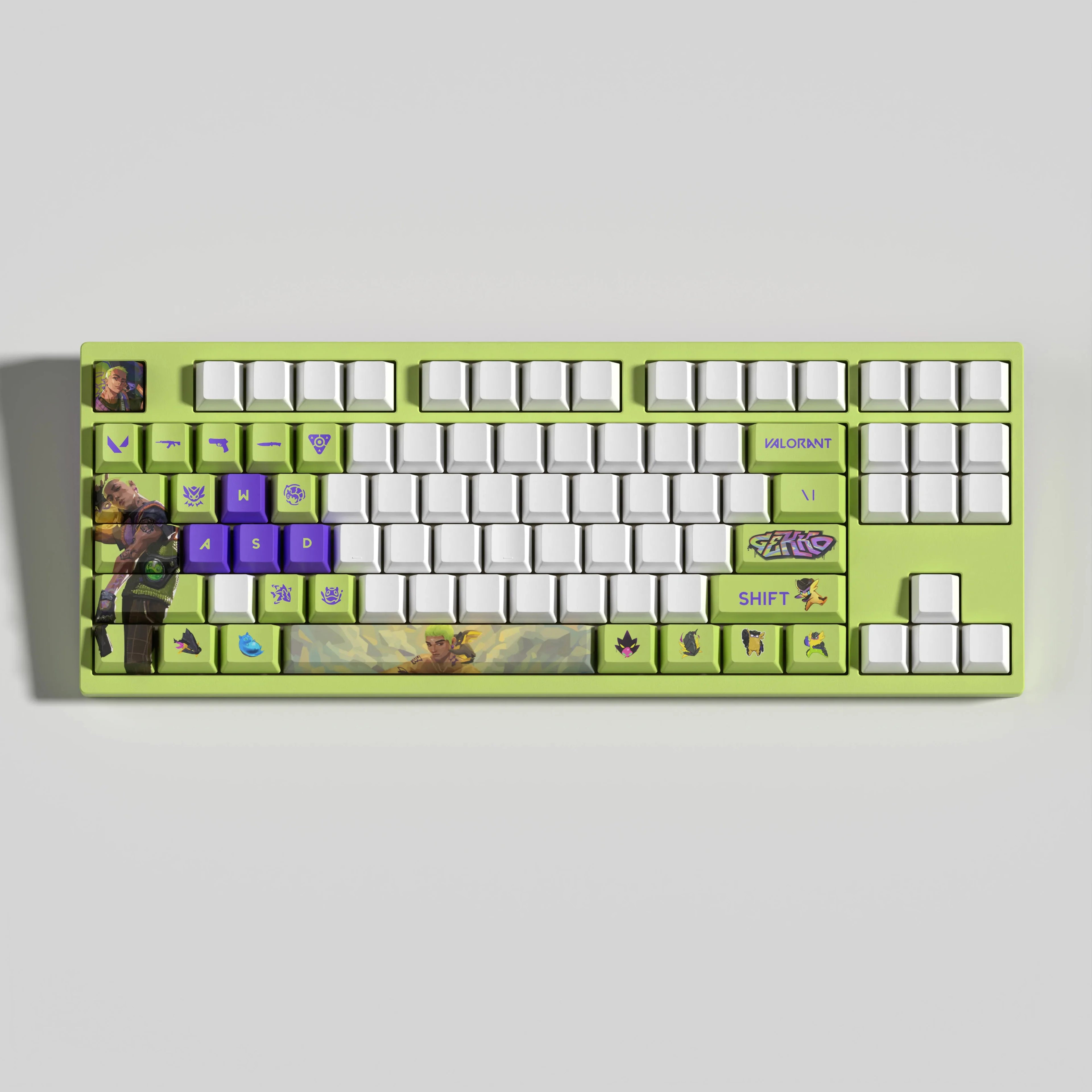 VALORANT DESIGN GEKKO 29 KEYCAPS