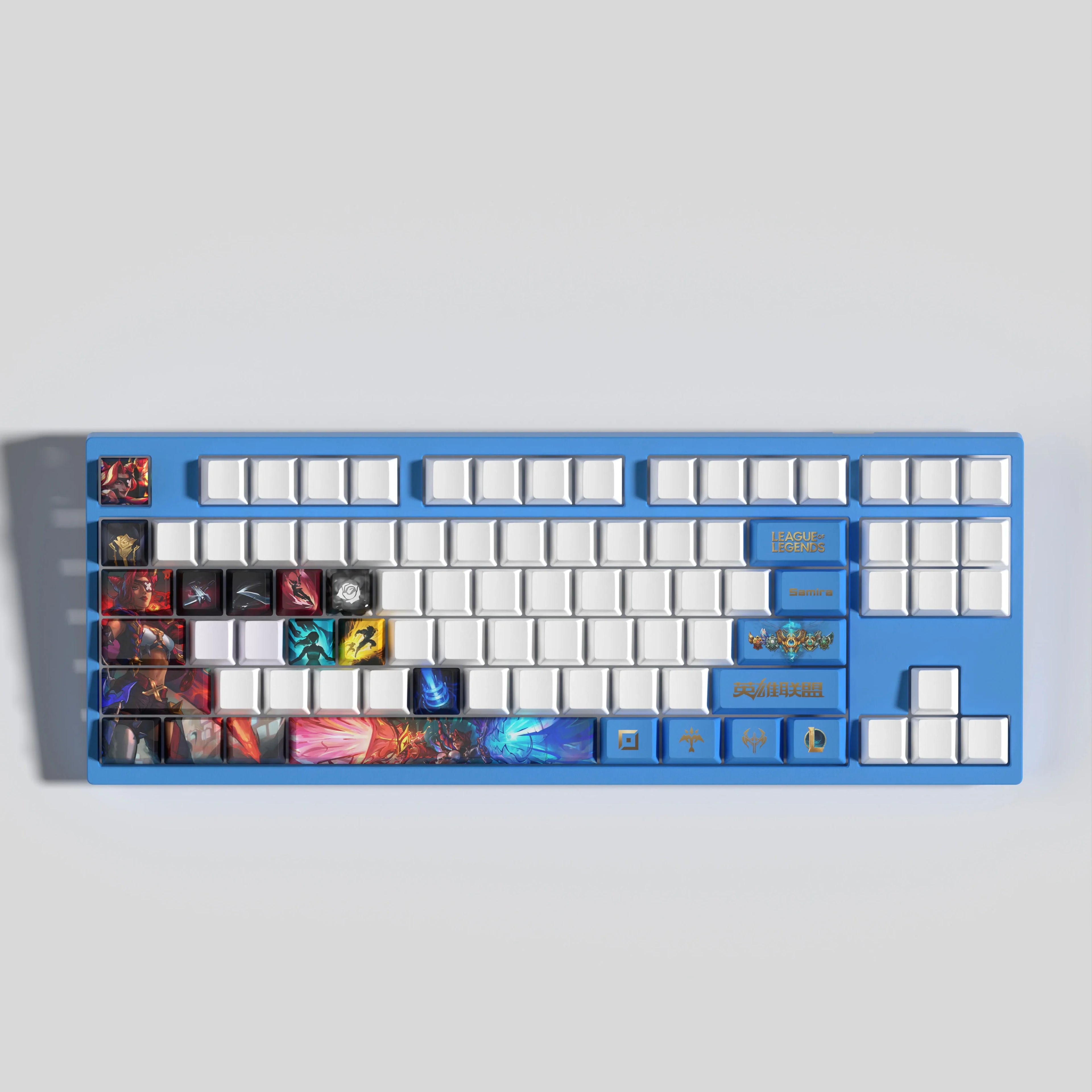 LEAGUE OF LEGENDS DESIGN SAMIRA 33 KEYCAPS