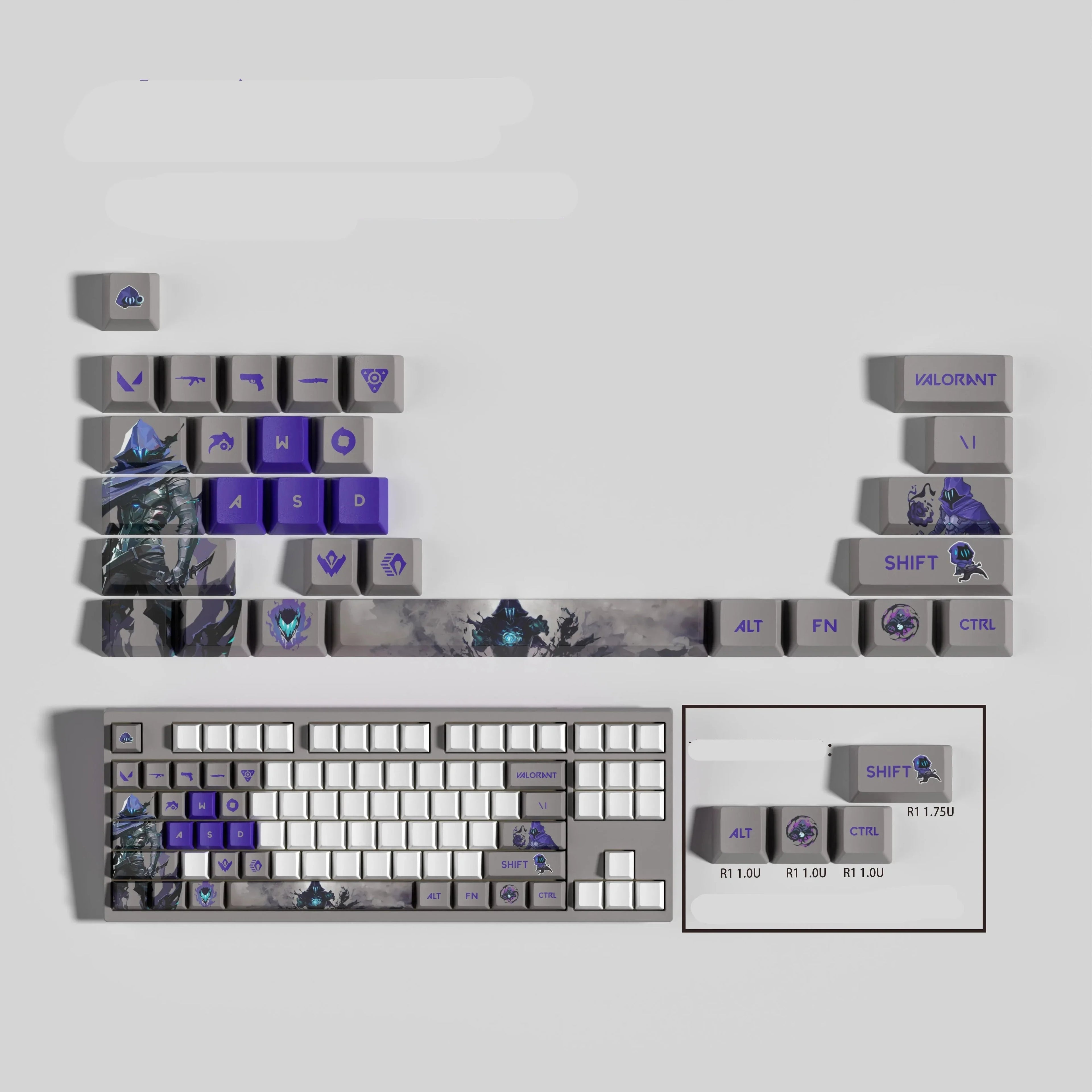 VALORANT DESIGN OMEN 29 KEYCAPS