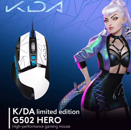 K/DA Limited Editioon G502 HERO gaming mouse