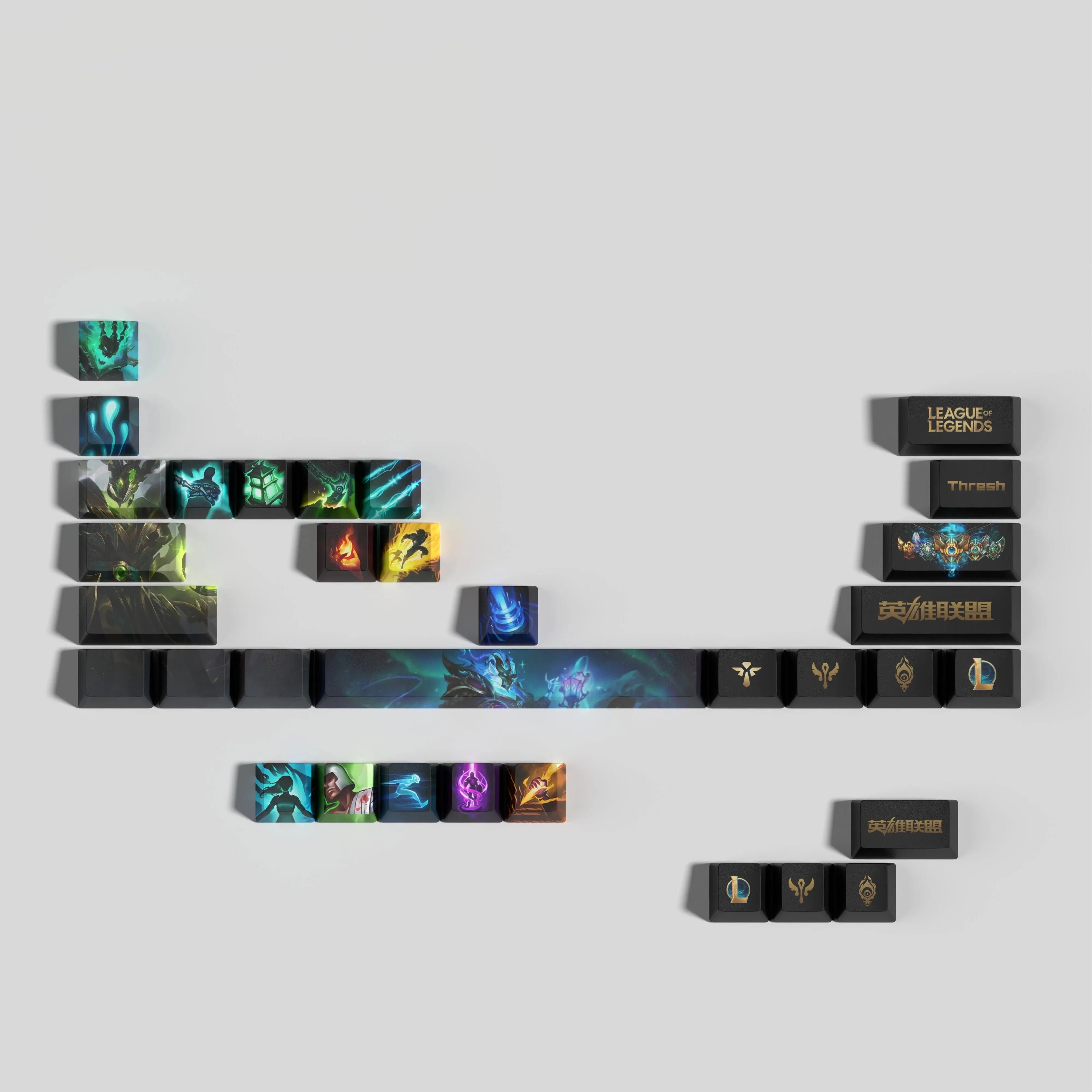 LEAGUE OF LEGENDS DESIGN THRESH 33 KEYCAPS