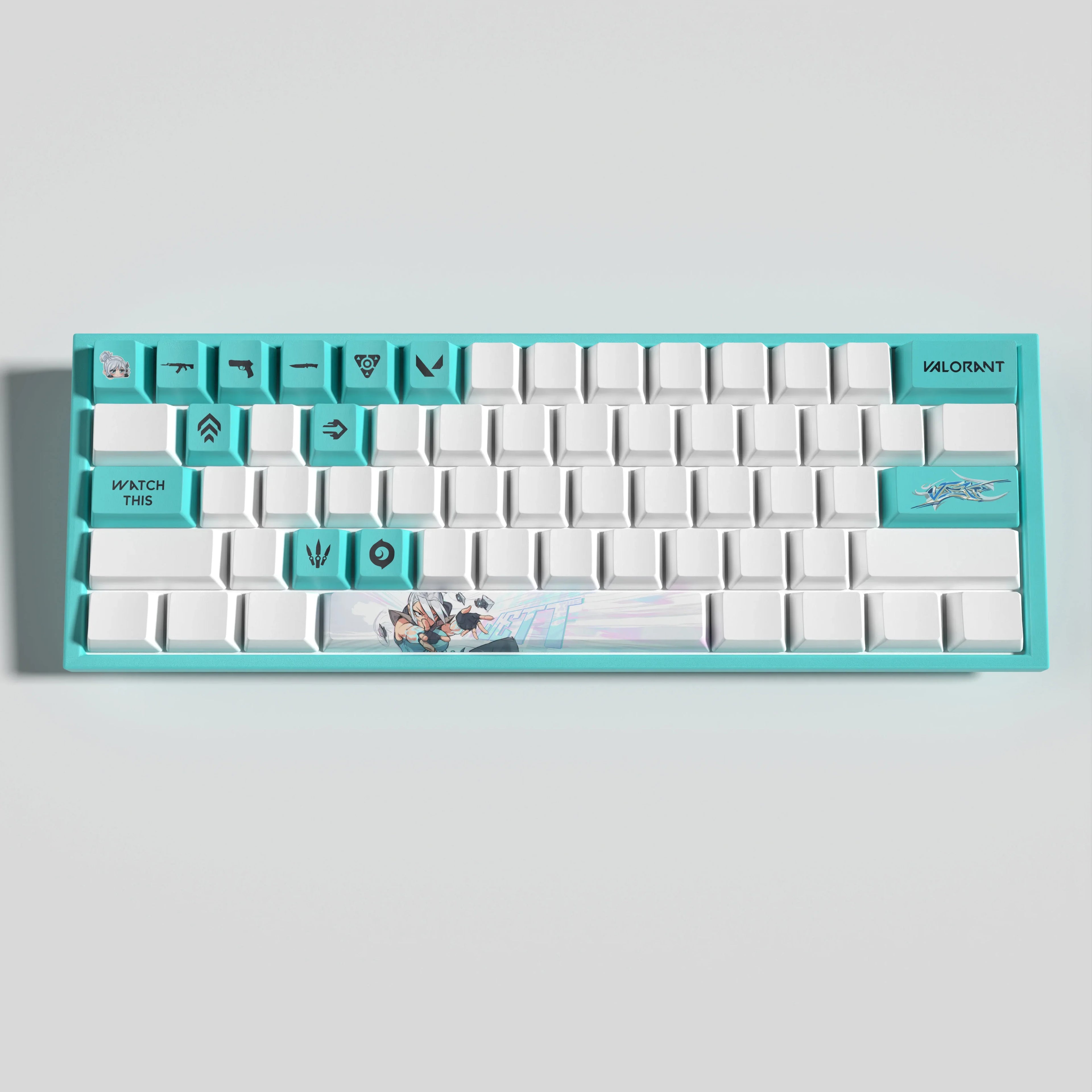 VALORANT DESING JETT 14 KEYCAPS