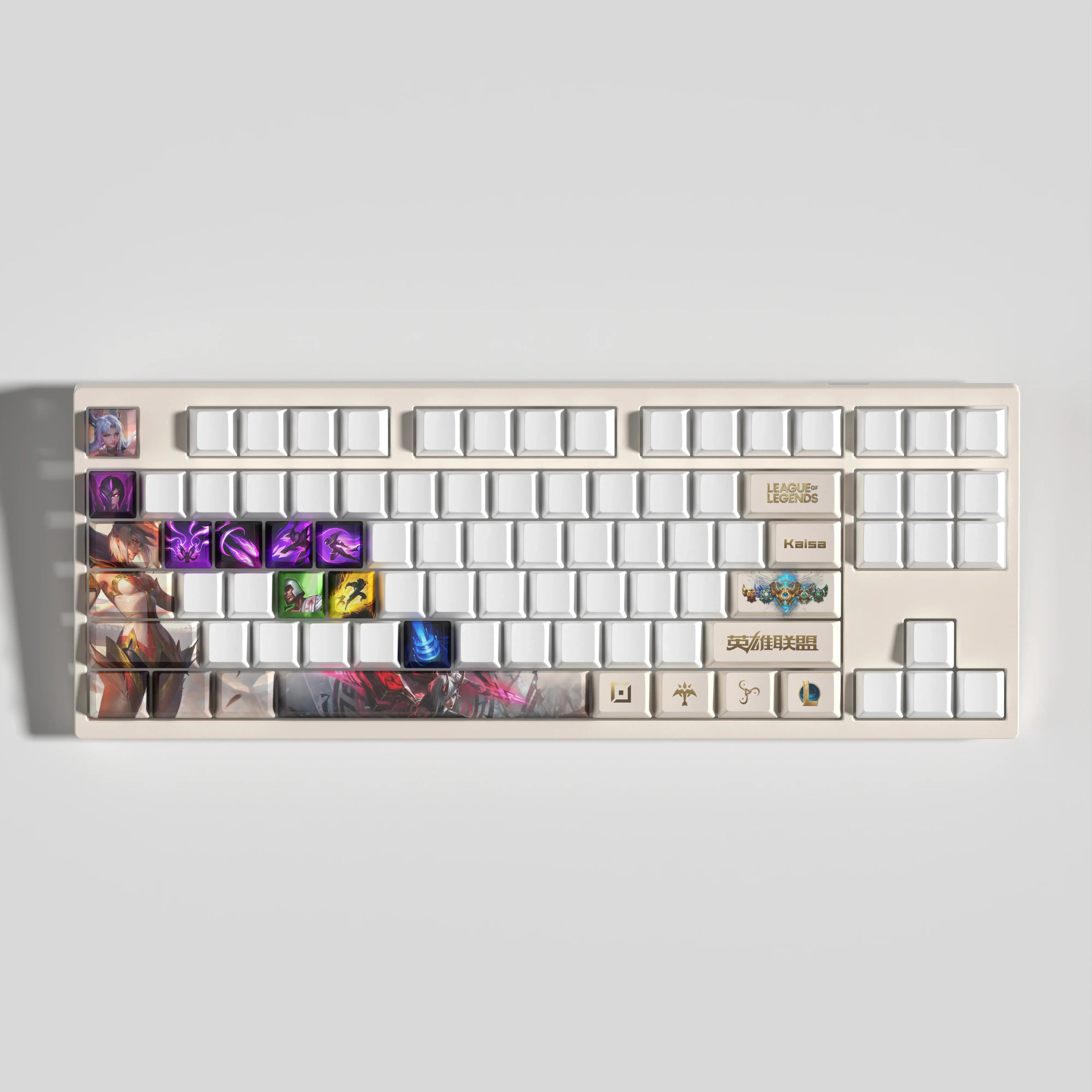 LEAGUE OF LEGENDS DESIGN KAI'SA 33 KEYCAPS