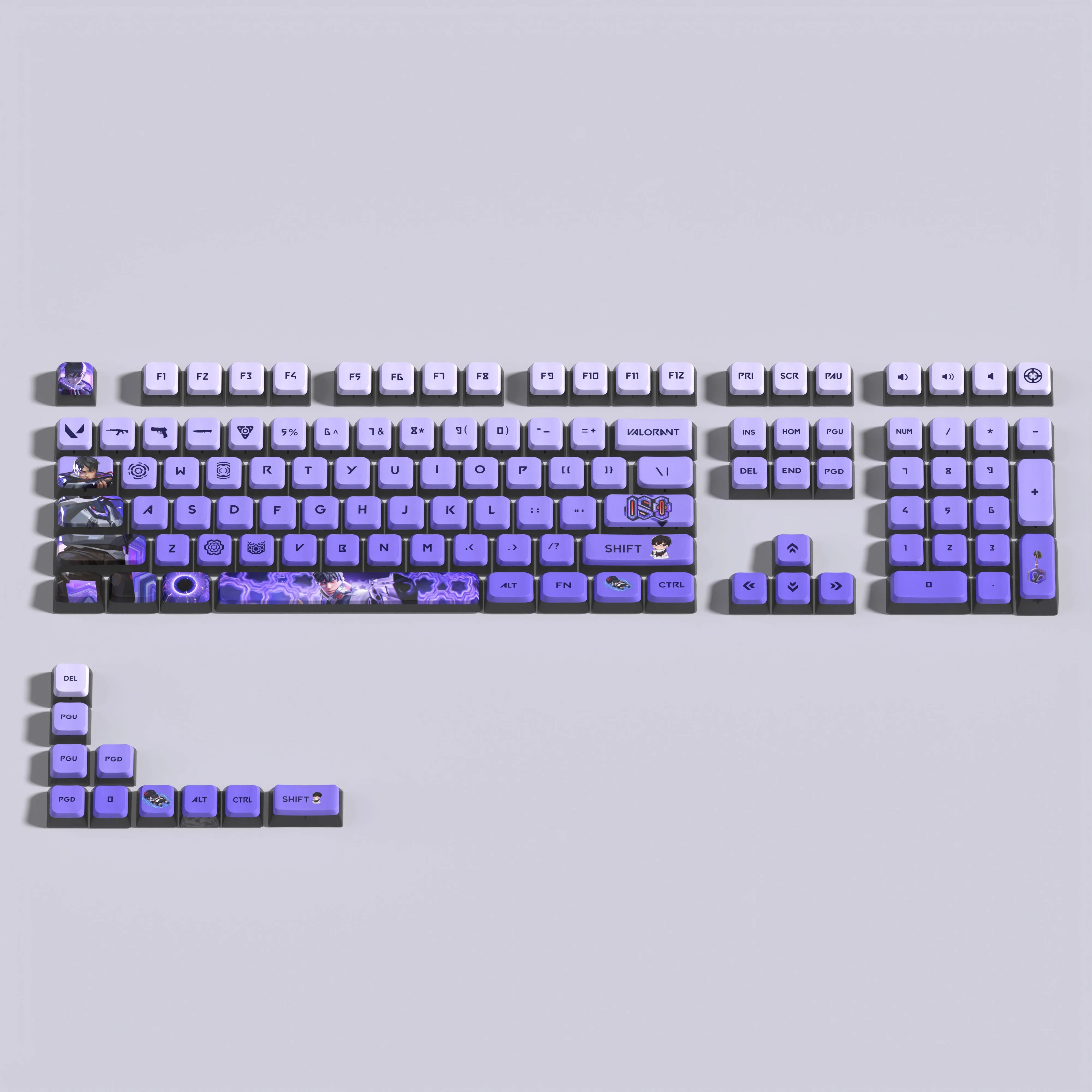 VALORANT DESIGN ISO FULL SET KEYCAPS