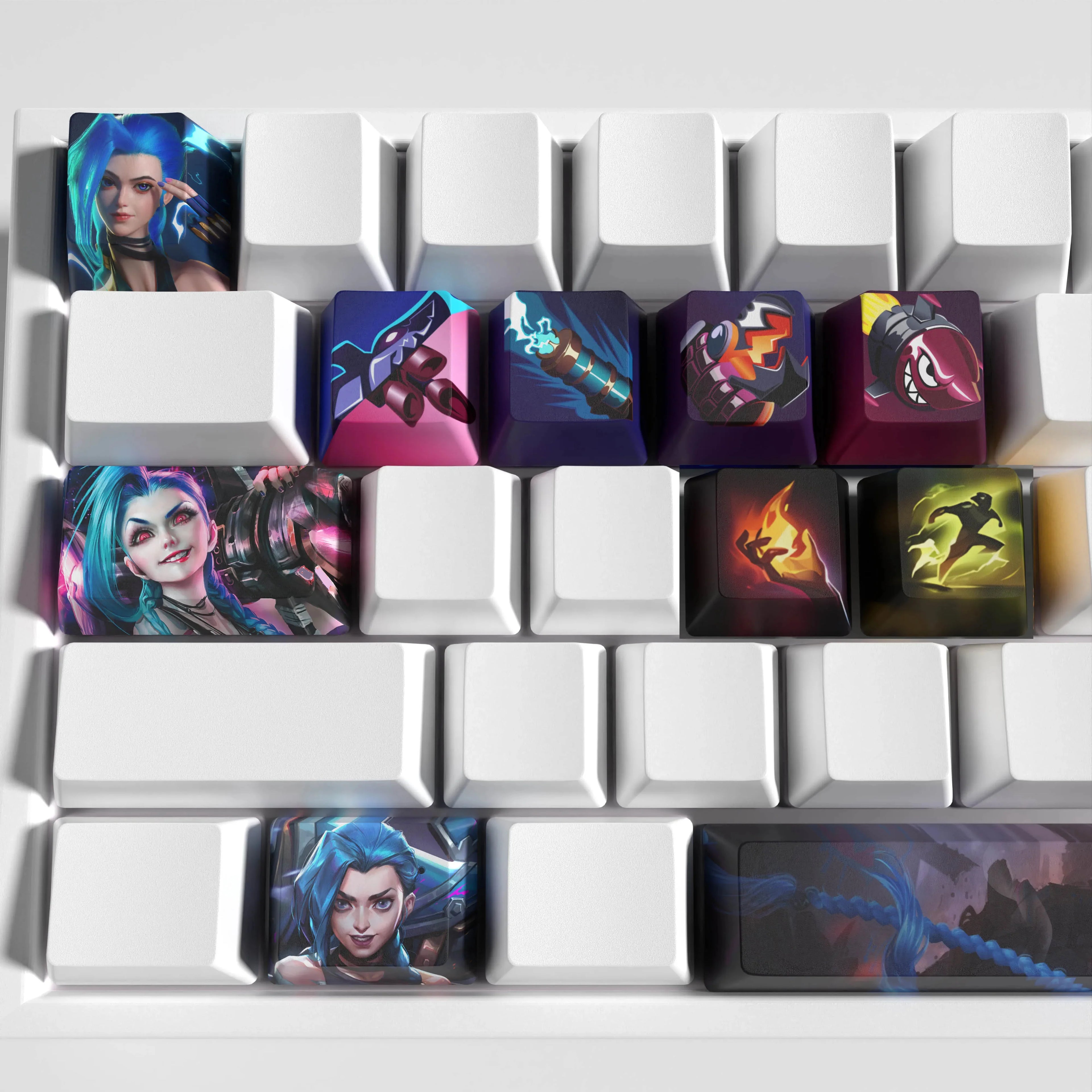 SPECIAL EDITION LEAGUE OF LEGENDS JINX 12 KEYCAPS