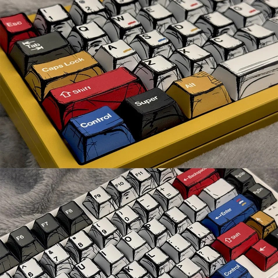 Comic Style Keycaps