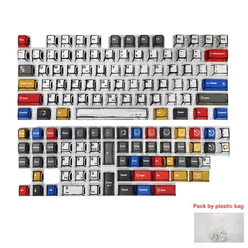 Comic Style Keycaps