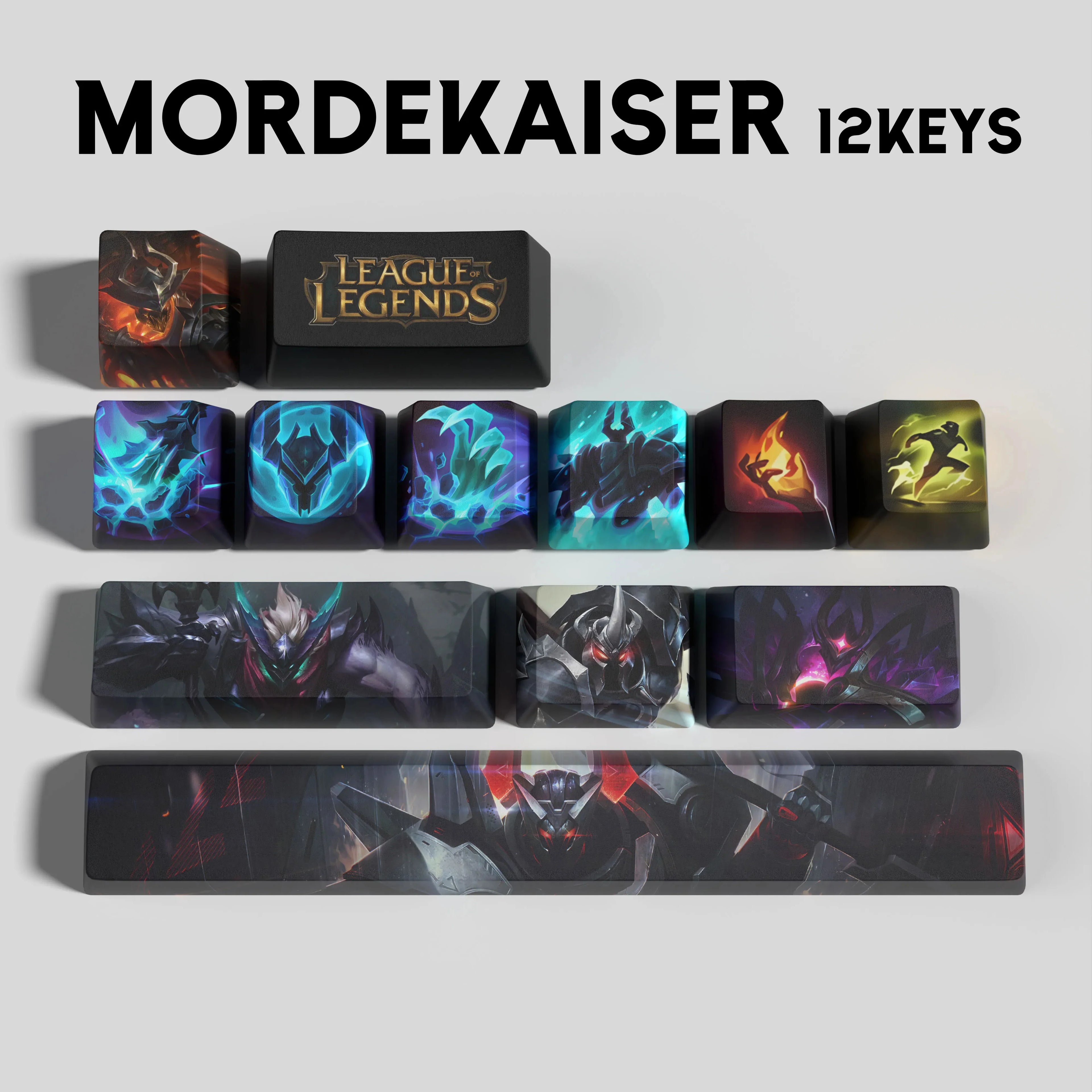 SPECIAL EDITION LEAGUE OF LEGENDS MORDEKAISER 12 KEYCAPS