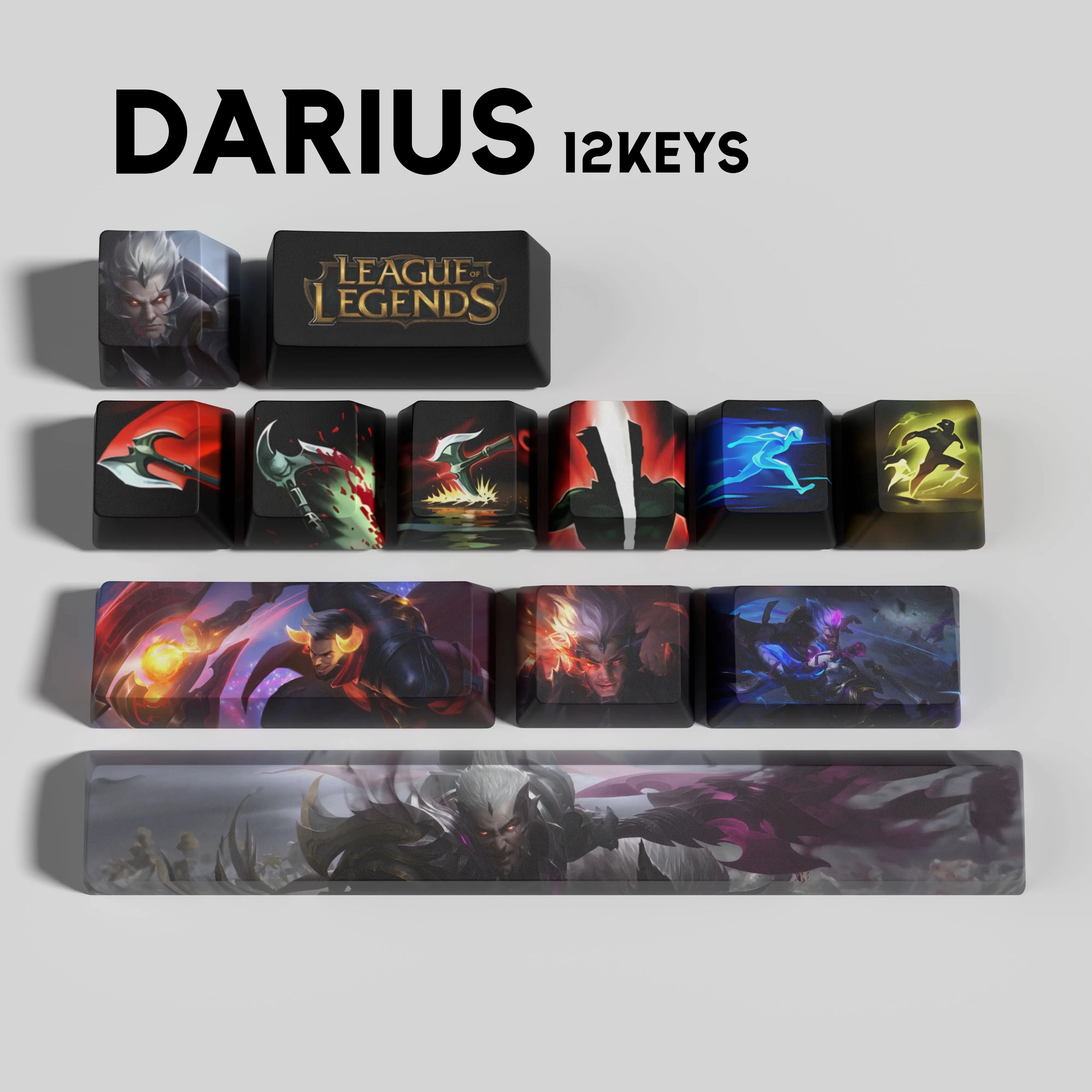 SPECIAL EDITION LEAGUE OF LEGENDS DARIUS 12 KEYCAPS
