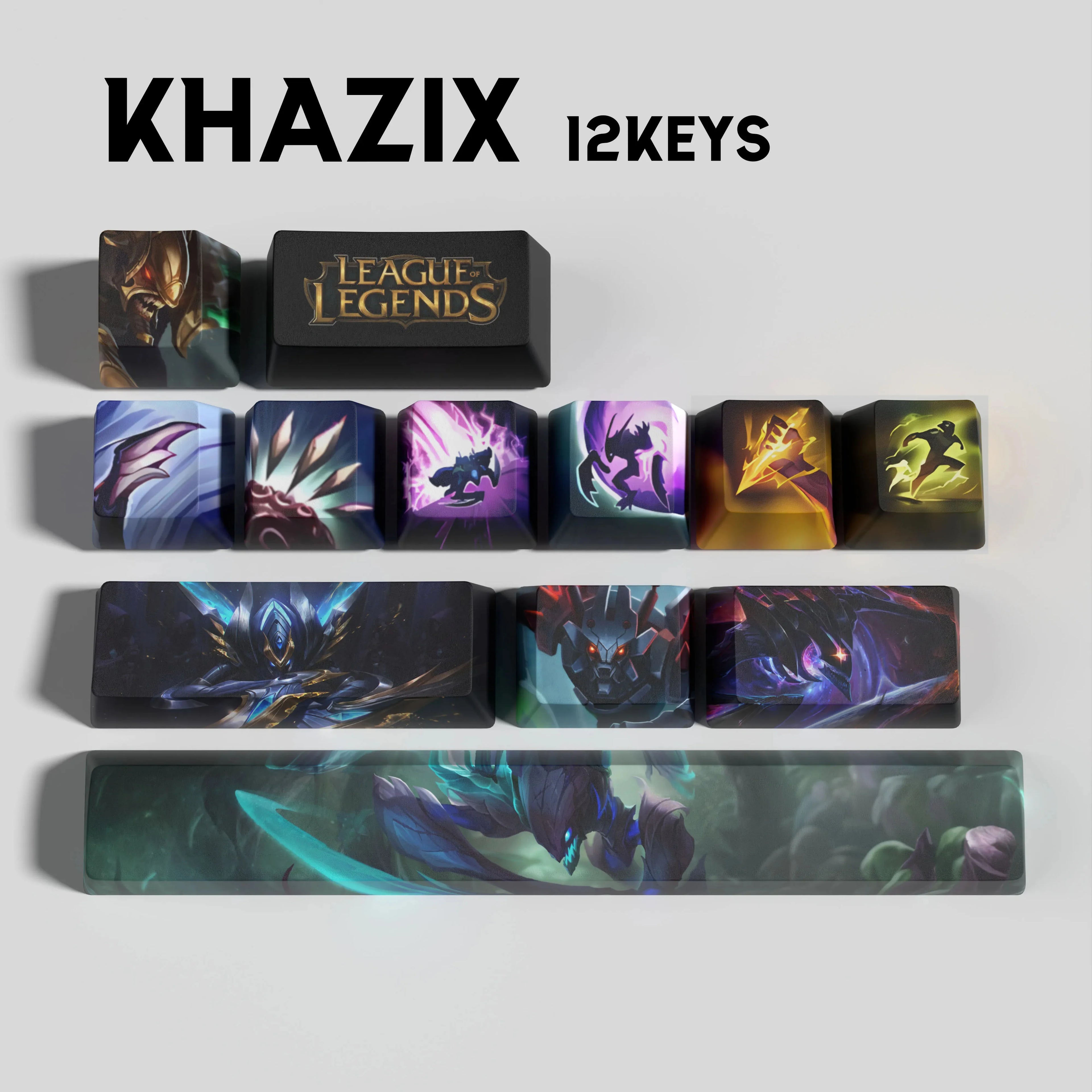 SPECIAL EDITION LEAGUE OF LEGENDS KHAZIX 12 KEYCAPS